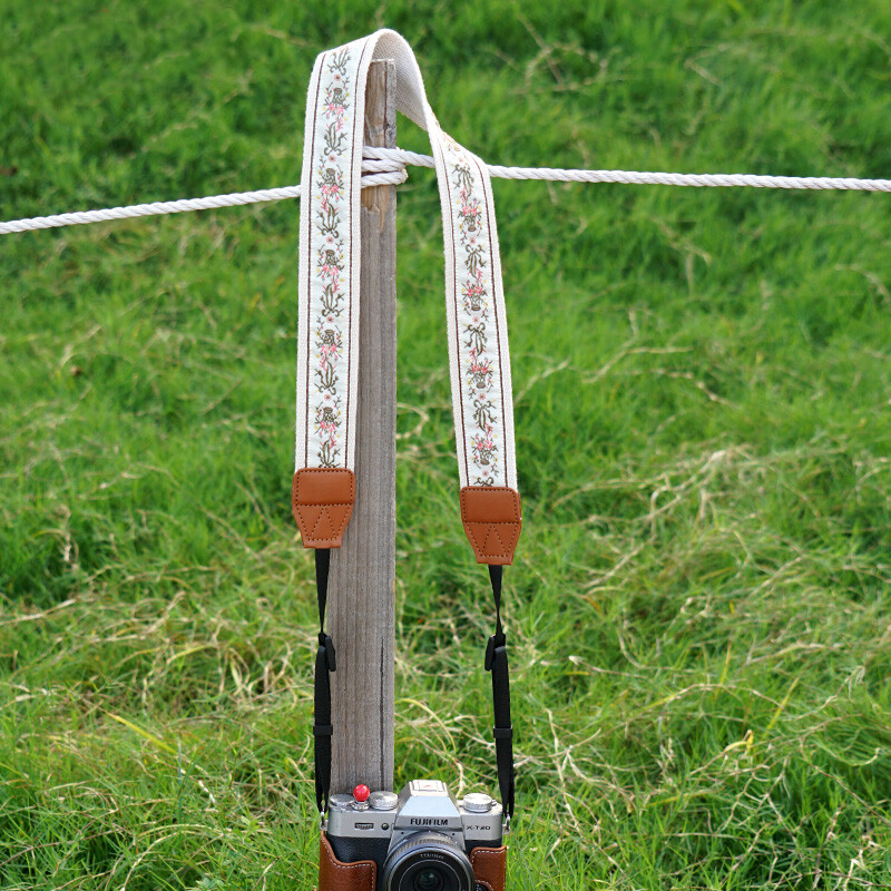Kaiš za nošenje preko ramena s uzorkom cvijeta Vintage Retro remen za oko vrata DSLR SLR fotoaparat Širi za Nikon Sony Canon Fuji Samsung Pentax