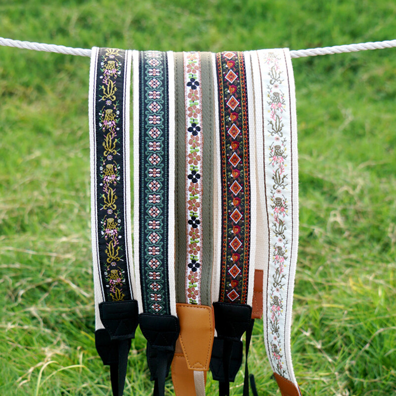 Kaiš za nošenje preko ramena s uzorkom cvijeta Vintage Retro remen za oko vrata DSLR SLR fotoaparat Širi za Nikon Sony Canon Fuji Samsung Pentax