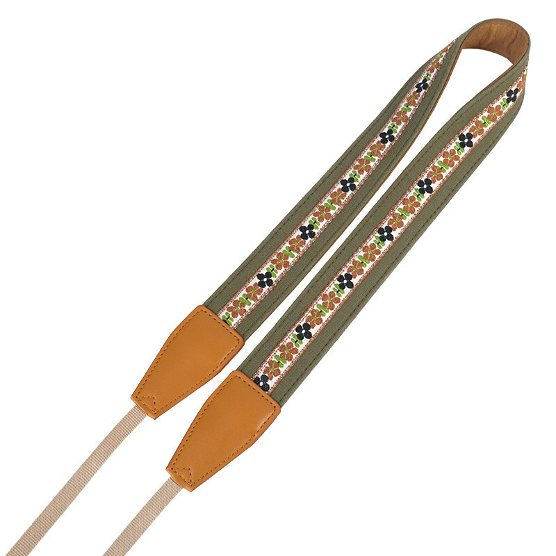 Kaiš za nošenje preko ramena s uzorkom cvijeta Vintage Retro remen za oko vrata DSLR SLR fotoaparat Širi za Nikon Sony Canon Fuji Samsung Pentax