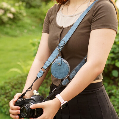 Remen za fotoaparat Remen za nošenje oko vrata Praktično za Mirrorless SLR fotoaparat Retro kožna Sony Fuji Canon Pentax Nikon Univerzalna torba