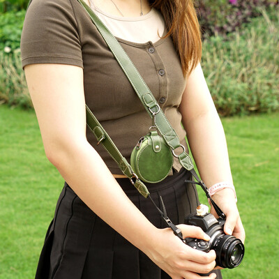 Remen za fotoaparat Remen za nošenje oko vrata Praktično za Mirrorless SLR fotoaparat Retro kožna Sony Fuji Canon Pentax Nikon Univerzalna torba