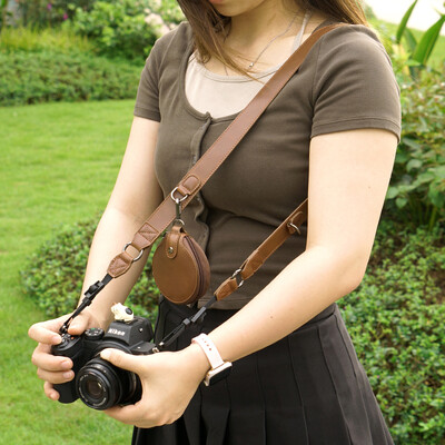 Remen za fotoaparat Remen za nošenje oko vrata Praktično za Mirrorless SLR fotoaparat Retro kožna Sony Fuji Canon Pentax Nikon Univerzalna torba