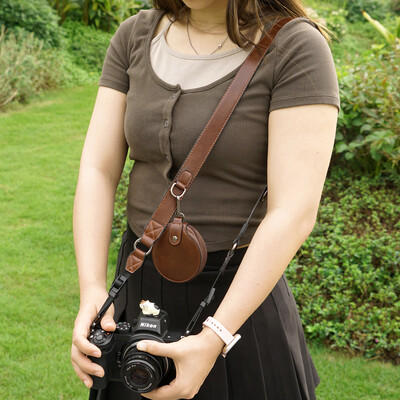 Remen za fotoaparat Remen za nošenje oko vrata Praktično za Mirrorless SLR fotoaparat Retro kožna Sony Fuji Canon Pentax Nikon Univerzalna torba