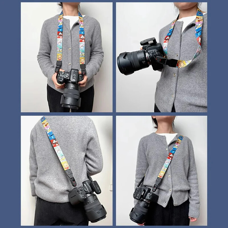 Brzo otpuštajuća naramenica za fotoaparat na ramenu za Canon Nikon Sony A6700 Fuji Panasonic Olympus DSLR djevojka Slatka dodaci za crtane filmove