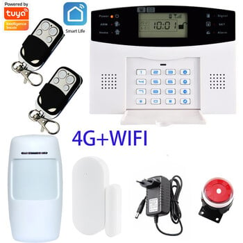 Tuya Smart TUYA WIFI+4G Anti-Theft Alarm 106 Zone LCD Screen APP Αγγλικά Ρωσικά Ισπανικά