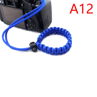 Нова каишка за фотоапарат Каишка за китка на фотоапарата Ръкохватка Paracord Braided Wristband за Nikon Canon Sony Pentax Panasonic DSLR