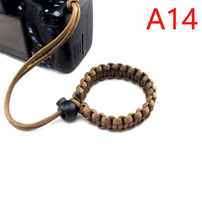 Нова каишка за фотоапарат Каишка за китка на фотоапарата Ръкохватка Paracord Braided Wristband за Nikon Canon Sony Pentax Panasonic DSLR