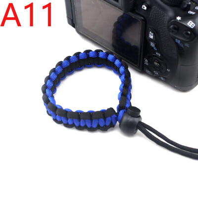 Нова каишка за фотоапарат Каишка за китка на фотоапарата Ръкохватка Paracord Braided Wristband за Nikon Canon Sony Pentax Panasonic DSLR