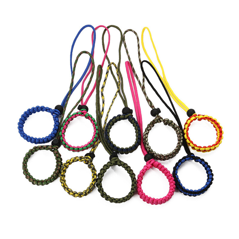 Skaitmeninio fotoaparato dirželis, apsaugantis nuo pametimo, fotoaparato riešo dirželis rankena Paracord pinta apyrankė skirta DSLR