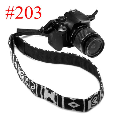 Universalus reguliuojamas fotoaparato dirželis pečių kaklo dirželis Medvilninis odinis diržas skirtas Nikon Canon Olympus Kodak DSLR fotoaparatų dirželis