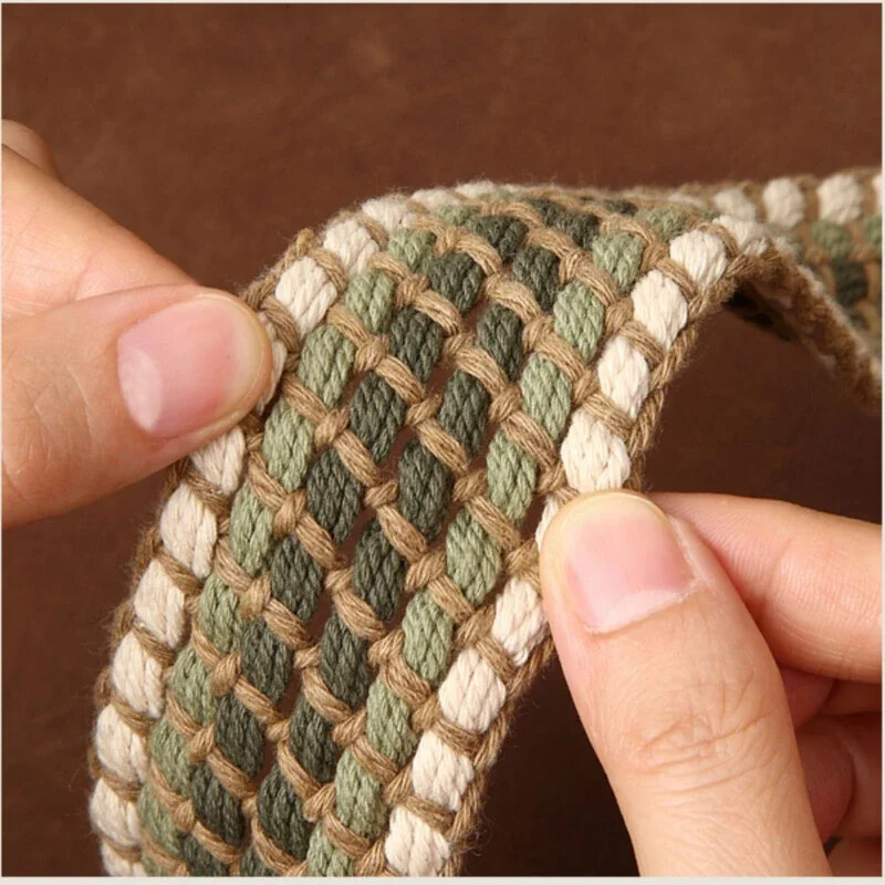 Каишка за рамо за цифров фотоапарат Памучно тъкана каишка за фотоапарат Микро единична каишка за рамо, подходяща за Canon Fuji Leica Sony Nikon