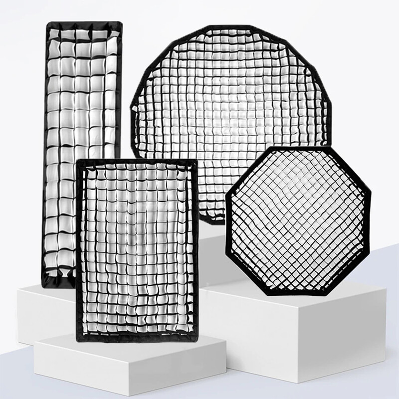 Godox Original Honeycomb Grid za oktogon, kvadrat, pravokutnik, heksadekagon, duboki parabolični softbox za 30* 40 50*70 55 60 65 22*90 CM