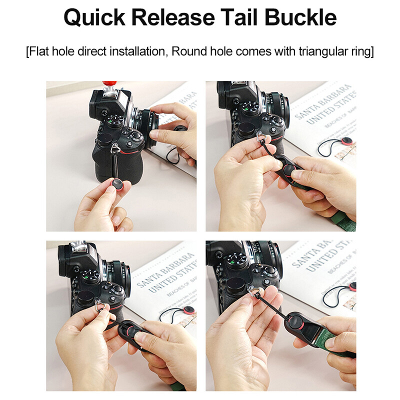 Бързо освобождаваща се каишка за рамо на фотоапарата Универсална издръжлива каишка за врат Crossbody Rope за Sony Nikon Canon Fuji Panasonic Olympus MFT