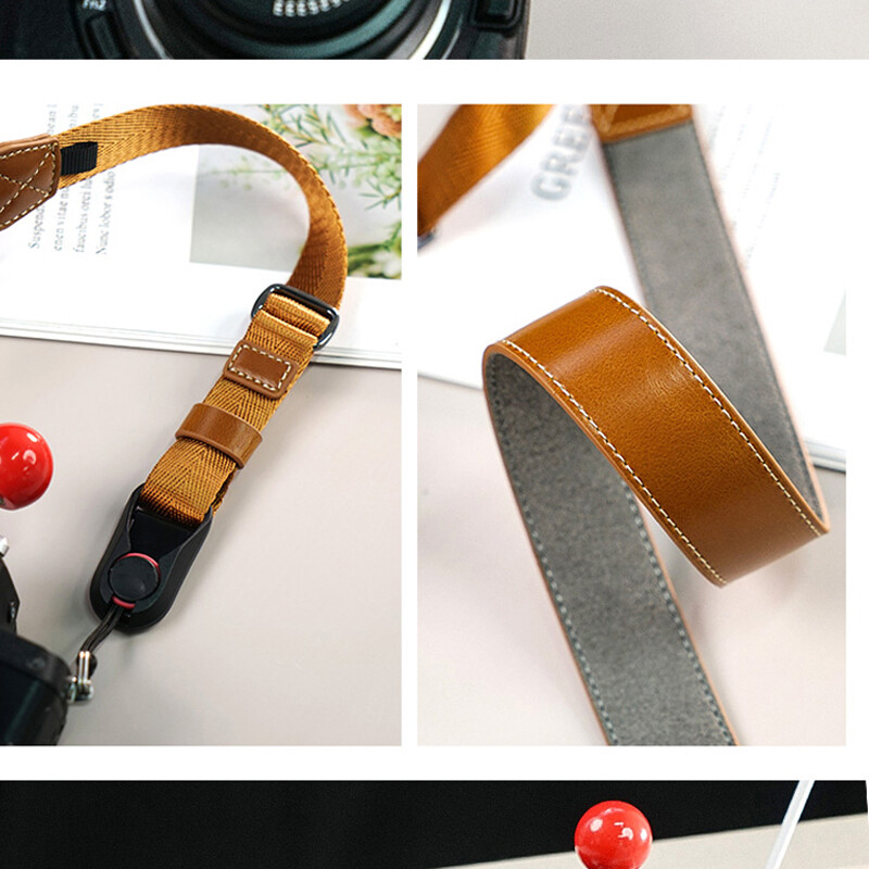 Бързо освобождаваща се каишка за рамо на фотоапарата Универсална издръжлива каишка за врат Crossbody Rope за Sony Nikon Canon Fuji Panasonic Olympus MFT