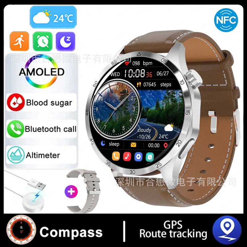 Новият GT4 pro+ се предлага изключително за трансгранични смарт часовници, Bluetooth разговори и множество спортни режими