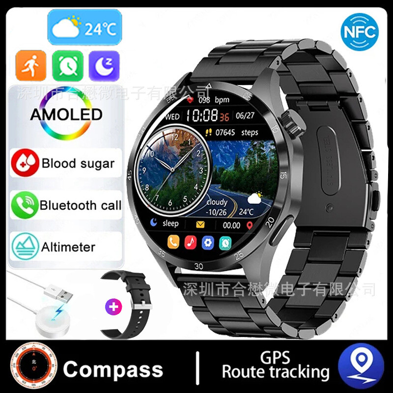 Новият GT4 pro+ се предлага изключително за трансгранични смарт часовници, Bluetooth разговори и множество спортни режими