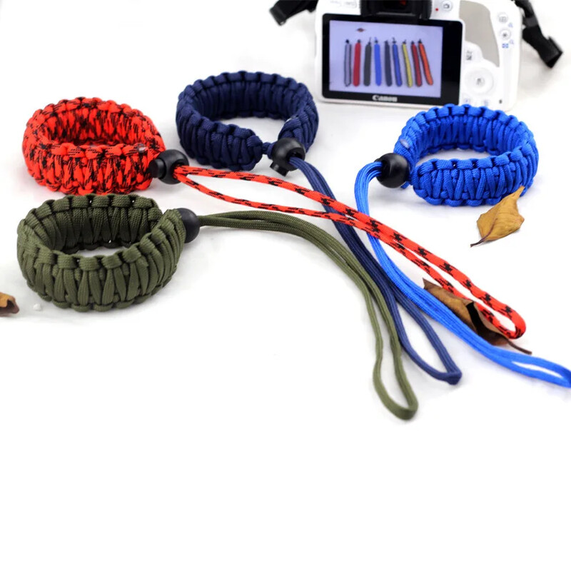 Remen za digitalni fotoaparat Narukvica za ručni rukohvat fotoaparata Paracord pleteni remen za Nikon Sony Pentax Panasonic DSLR veleprodaja