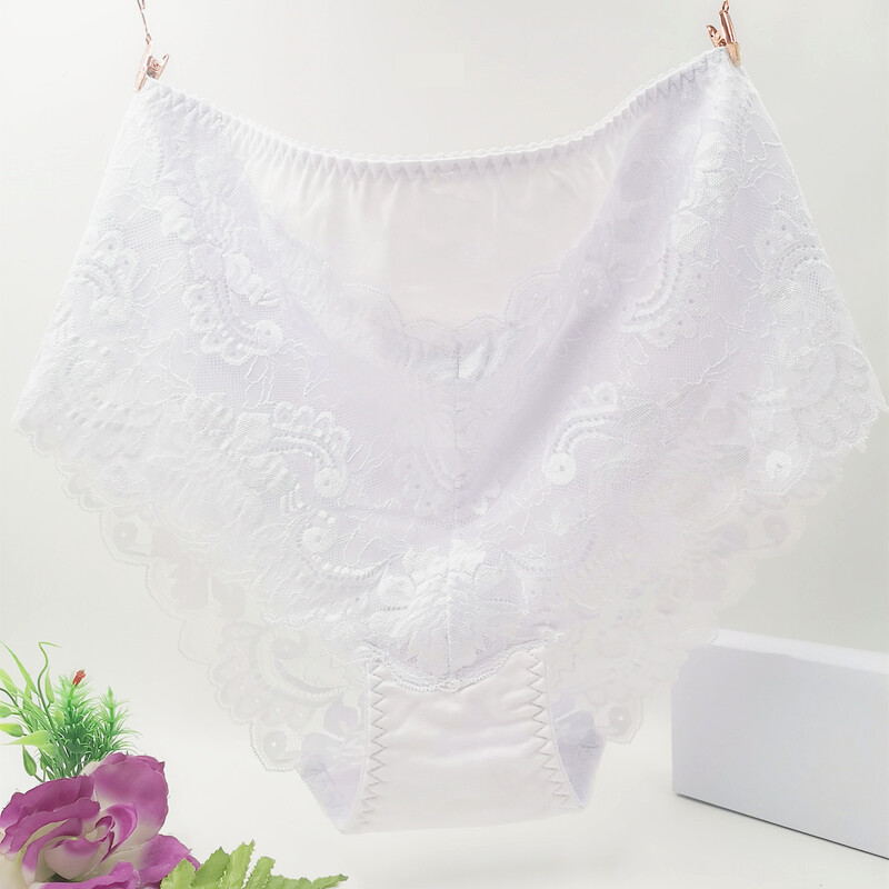 Novi stil donjeg rublja Ženske čipkaste prozračne gaćice veće veličine za kontrolu trbuščića visokog struka [130-200 funti] Ženske gaćice