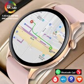 2024 m. tikras AMOLED Smart Watch Ladies ekranas, visada rodomas laikas 466*466 HD sveikatos stebėjimo priemonė balso skambučių išmanusis laikrodis moterims, skirtas Xiaomi