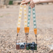 Taikoma Fuji fotoaparatų apyrankėms etninio stiliaus Nikon dirželis Sony Crossbody Canon peties dirželis Ricoh