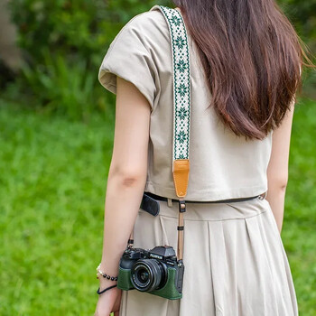 Εφαρμόζεται σε ζώνες κάμερας Fuji Ethnic Style Nikon Κορδόνι Sony Crossbody Canon Shoulder Strap Ricoh