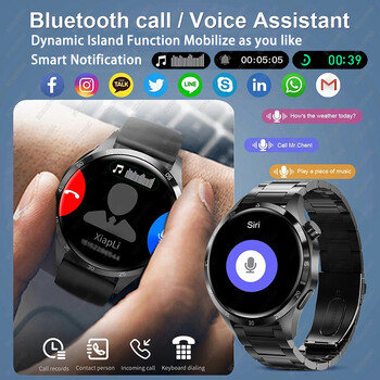 Για Huawei Smart Watch Men Watch 4 Pro AMOLED HD οθόνη Bluetooth Call NFC Health Monitoring Smartwatch 2024 Νέο ρολόι GT4Pro