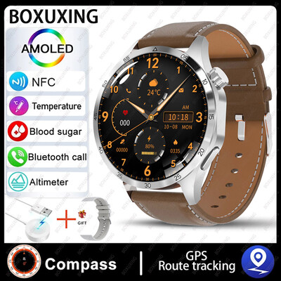Για Huawei Smart Watch Men Watch 4 Pro AMOLED HD οθόνη Bluetooth Call NFC Health Monitoring Smartwatch 2024 Νέο ρολόι GT4Pro