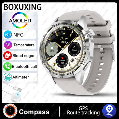Για Huawei Smart Watch Men Watch 4 Pro AMOLED HD οθόνη Bluetooth Call NFC Health Monitoring Smartwatch 2024 Νέο ρολόι GT4Pro