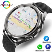 Για Samsung Galaxy Watch6 Classic Smartwatch Men GPS Sports Health Heart Rate Αδιάβροχο Bluetooth Call Smart Watch 2024 Νέο
