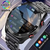 2024 Νέο Bluetooth Call Smart Watch Men 360*360 HD Display Heart Rate Fitness Tracker ECG+PPG Business Smartwatches for Huawei