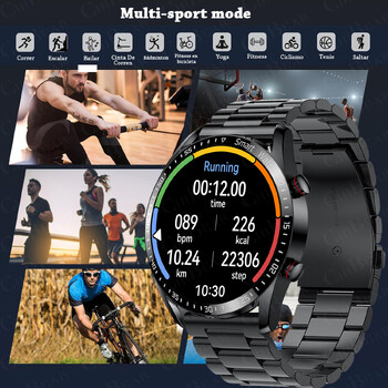 2024 Νέο Bluetooth Call Smart Watch Men 360*360 HD Display Heart Rate Fitness Tracker ECG+PPG Business Smartwatches for Huawei