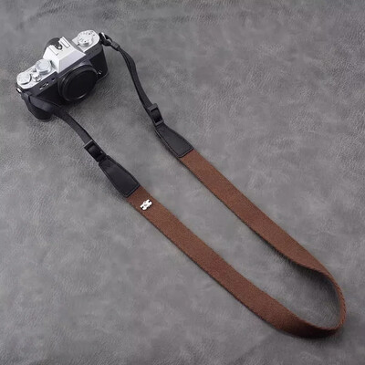 Univerzalni remen za fotoaparat Podesivi pamučni kožni remen za fotoaparat DSLR fotoaparati prikladni za Fuji Sony Leica remen za fotoaparat