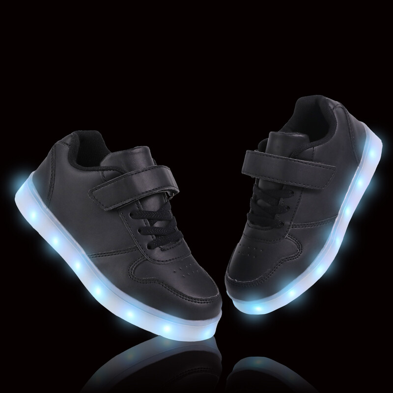 Šviečiantys batai LED šviesos batai rudens naujos spalvos blykstė Korėjietiška versija vyrams ir moterims kraunasi