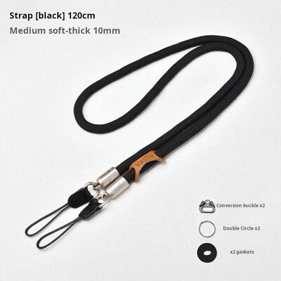 Колан за презрамка за врата на фотоапарата за DSLR фотоапарат за Sony Nikon Canon Fuji Pentax Panasonic Olympus Bright Color Round Rope Style