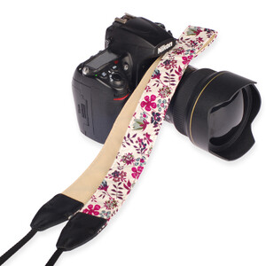 NOVO 1kom naramenica za fotoaparat Remen oko vrata Vintage kineski cvjetni stil Izdržljive pamučne univerzalne naramenice za Nikon DSLR