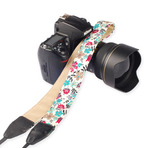 NOVO 1kom naramenica za fotoaparat Remen oko vrata Vintage kineski cvjetni stil Izdržljive pamučne univerzalne naramenice za Nikon DSLR