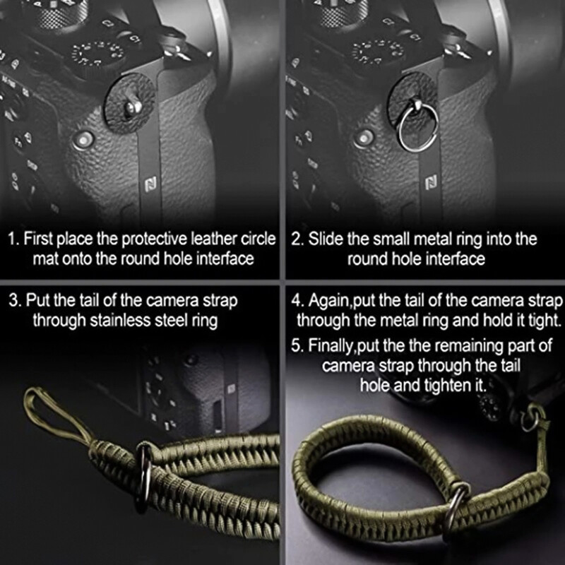 Univerzalna narukvica za fotoaparat, 35 cm narukvica za narukvicu za fotoaparat, narukvica za DSLR fotoaparate bez zrcala, naramenice za fotografe, brzo otpuštanje