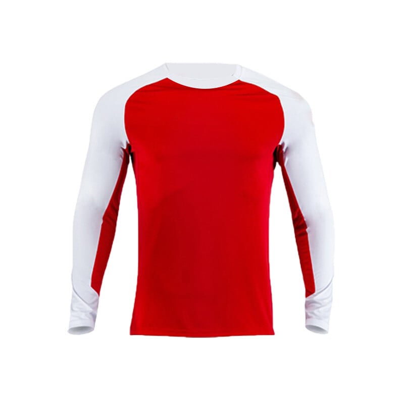 Kuzhida тренировъчно облекло за стрелба, фитнес загрявка, бягане, синьо щампован играч, бързосъхнеща фланелка, американска фланелка с дълги ръкави