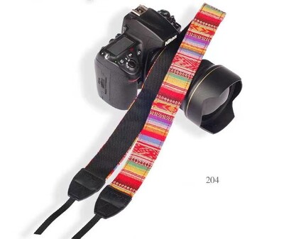 Curea portabilă pentru cameră, din piele de bumbac, curea de umăr pentru gât, pentru aparatul foto Sony/Nikon, curea pentru aparatul foto DSLR SLR digital