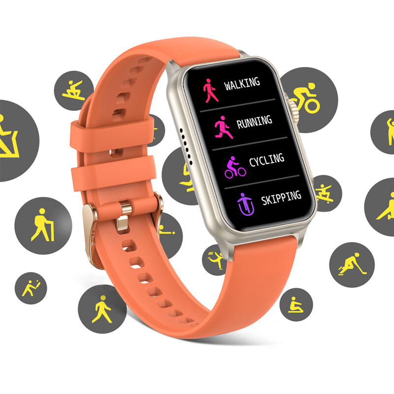 2024. Novi modni ženski pametni sat 1,57 inča 100+ sportski sat za otkucaje srca i glasovno pozivanje Vodootporni pametni sat za Huawei Xiaomi