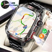2024 Νέο για Xiaomi GPS Track Smartwatch Men Bluetooth Call 600Mah Μπαταρία πυξίδα LED Φωτισμός υπαίθριου Στρατιωτικού ανδρικού Smartwatch