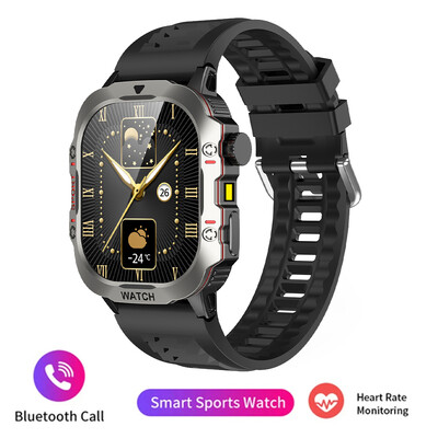 2024 Нов LED мъжки смарт часовник HD сензорен екран Bluetooth Call Smartwatch Multi sport Mode Мониторинг на здравето Водоустойчив смарт часовник