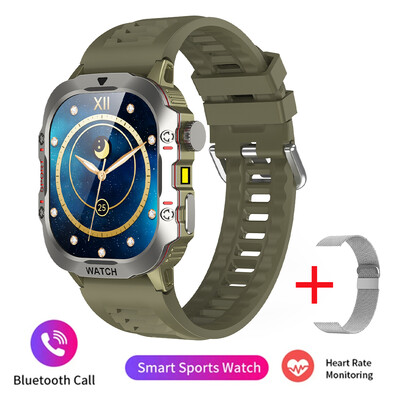 2024 Нов LED мъжки смарт часовник HD сензорен екран Bluetooth Call Smartwatch Multi sport Mode Мониторинг на здравето Водоустойчив смарт часовник