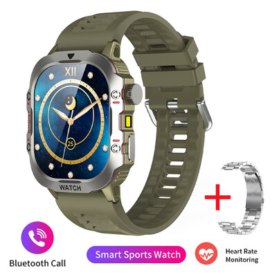 2024 Нов LED мъжки смарт часовник HD сензорен екран Bluetooth Call Smartwatch Multi sport Mode Мониторинг на здравето Водоустойчив смарт часовник