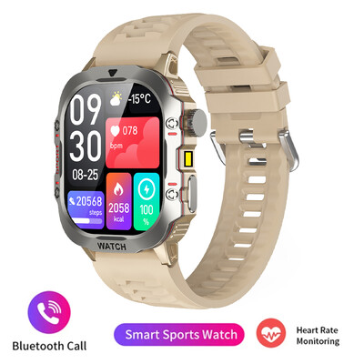 2024 Нов LED мъжки смарт часовник HD сензорен екран Bluetooth Call Smartwatch Multi sport Mode Мониторинг на здравето Водоустойчив смарт часовник