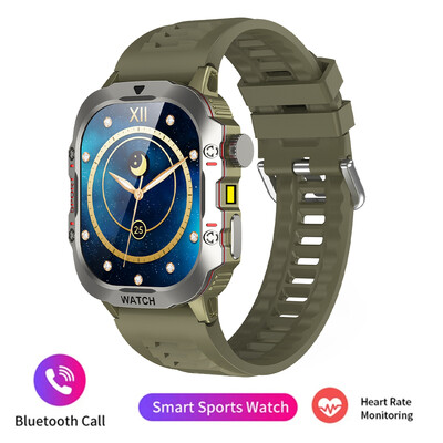 2024 Нов LED мъжки смарт часовник HD сензорен екран Bluetooth Call Smartwatch Multi sport Mode Мониторинг на здравето Водоустойчив смарт часовник