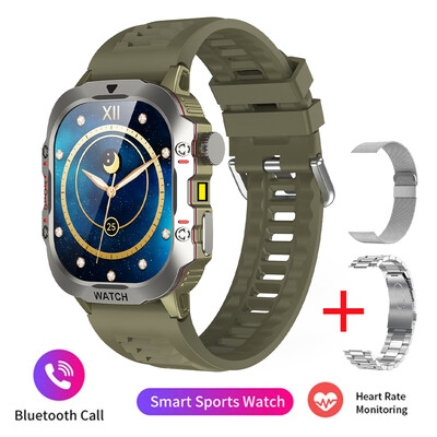 2024 Нов LED мъжки смарт часовник HD сензорен екран Bluetooth Call Smartwatch Multi sport Mode Мониторинг на здравето Водоустойчив смарт часовник
