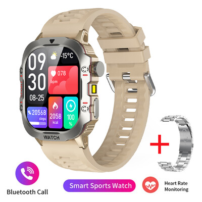 2024 Нов LED мъжки смарт часовник HD сензорен екран Bluetooth Call Smartwatch Multi sport Mode Мониторинг на здравето Водоустойчив смарт часовник