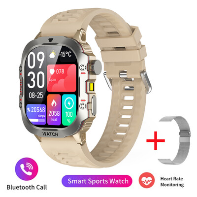 2024 Нов LED мъжки смарт часовник HD сензорен екран Bluetooth Call Smartwatch Multi sport Mode Мониторинг на здравето Водоустойчив смарт часовник