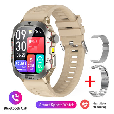 2024 Нов LED мъжки смарт часовник HD сензорен екран Bluetooth Call Smartwatch Multi sport Mode Мониторинг на здравето Водоустойчив смарт часовник